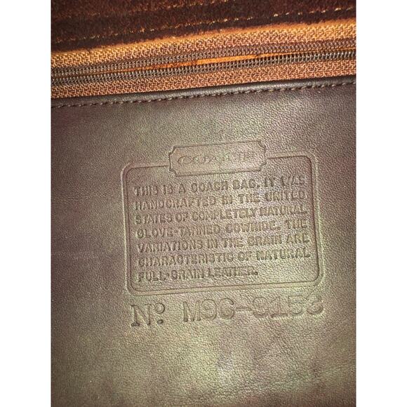 Vintage Coach City Willis Rare Mahogany Bag Restored - Picture 10 of 10